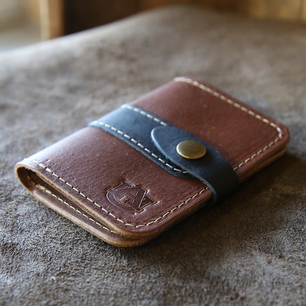 The Officially Licensed Auburn Doolittle Fine Leather Snap Closure