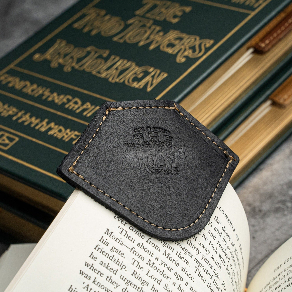 The Inkling Fine Leather Corner Bookmark
