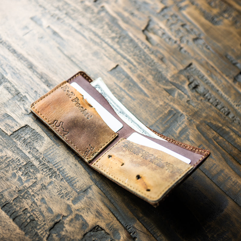 The Behemoth of Bust ~ VINTAGE BASEBALL GLOVE BIFOLD WALLET