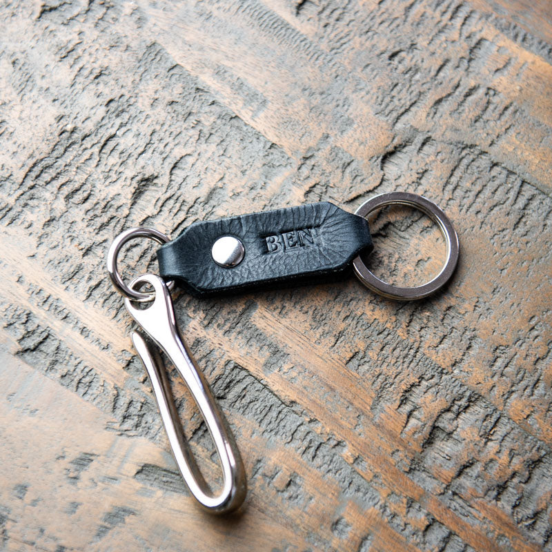 Personalized fish hook keychain deals