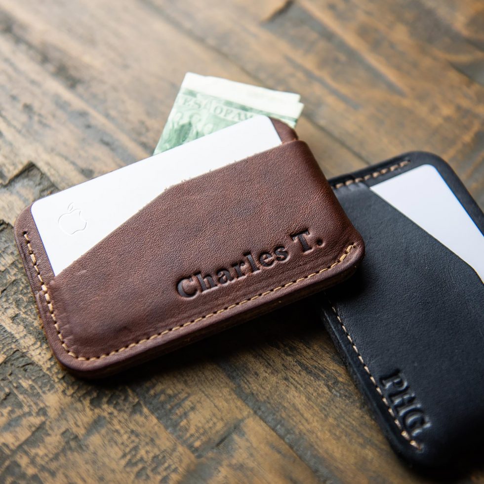 Personalized Slim Front Pocket Wallet - The Charleston Triple Sleeve - Holtz Co. Personalized Slim Front Pocket Wallet - The Charleston Triple Sleeve - Holtz Co.