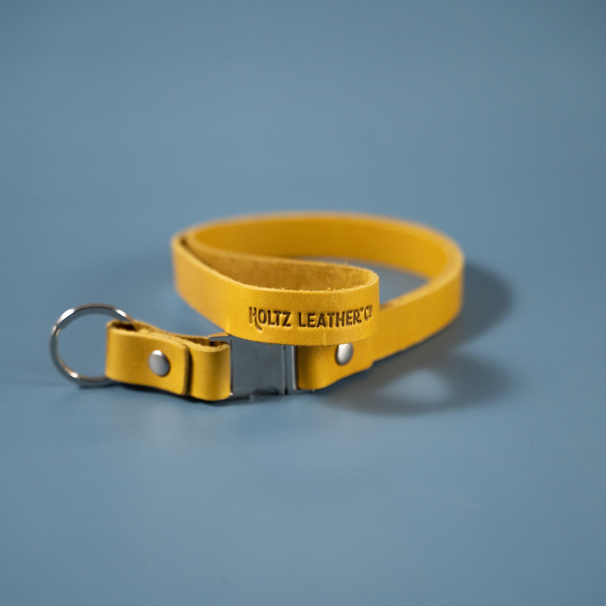 The Engineer – Personalized Fine Leather Lanyard – Badge Holder Keychain