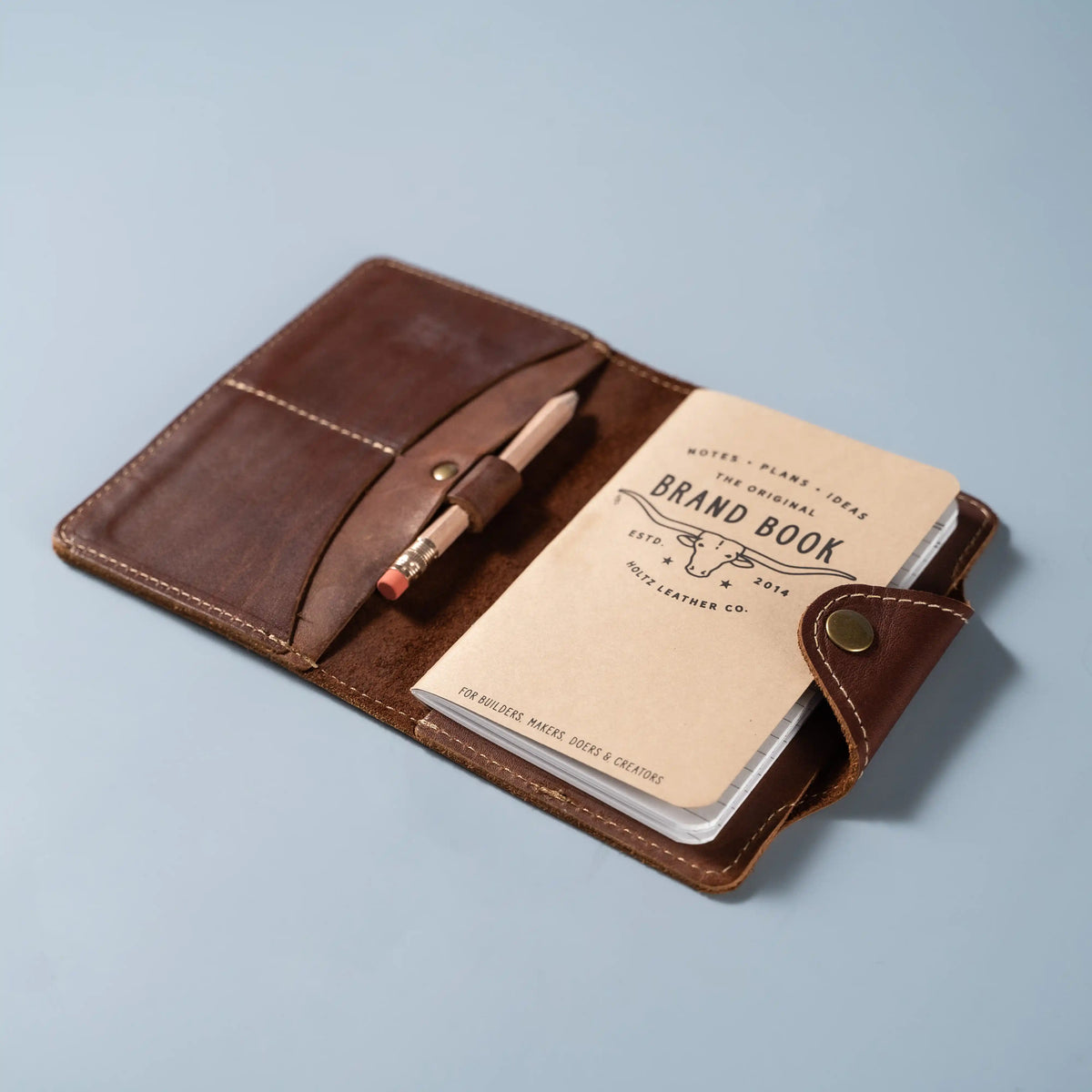 The Logbook Fine Leather Field Notes Moleskine Wallet Pocketbook Cover - Custom Logo and Corporate Gifitng