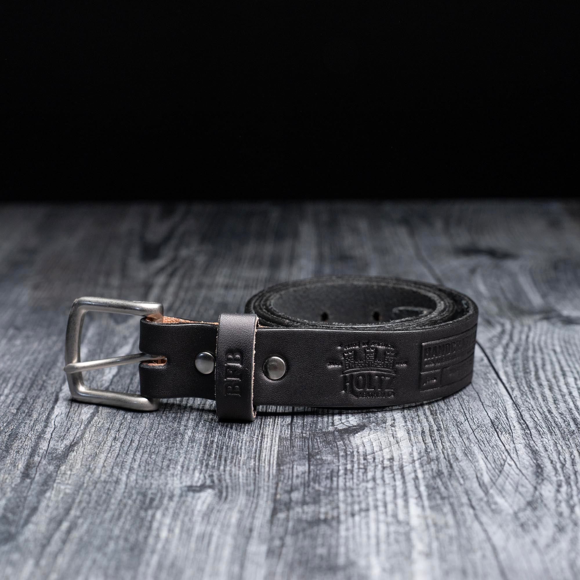 Fine Leather Men's Dress Belt Handcrafted from Bridle Leather - Holtz Co. Fine Leather Men's Dress Belt Handcrafted from Bridle Leather - Holtz Co.