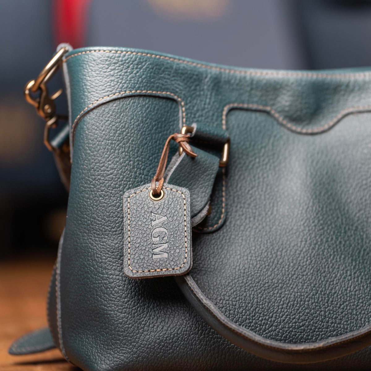 The Florence Fine Leather Structured Tote Crossbody Purse