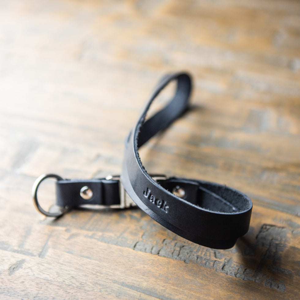 The Engineer – Personalized Fine Leather Lanyard – Badge Holder Keychain