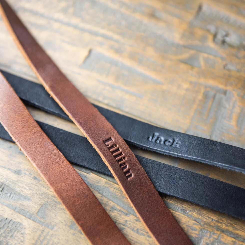 The Engineer – Personalized Fine Leather Lanyard – Badge Holder Keychain