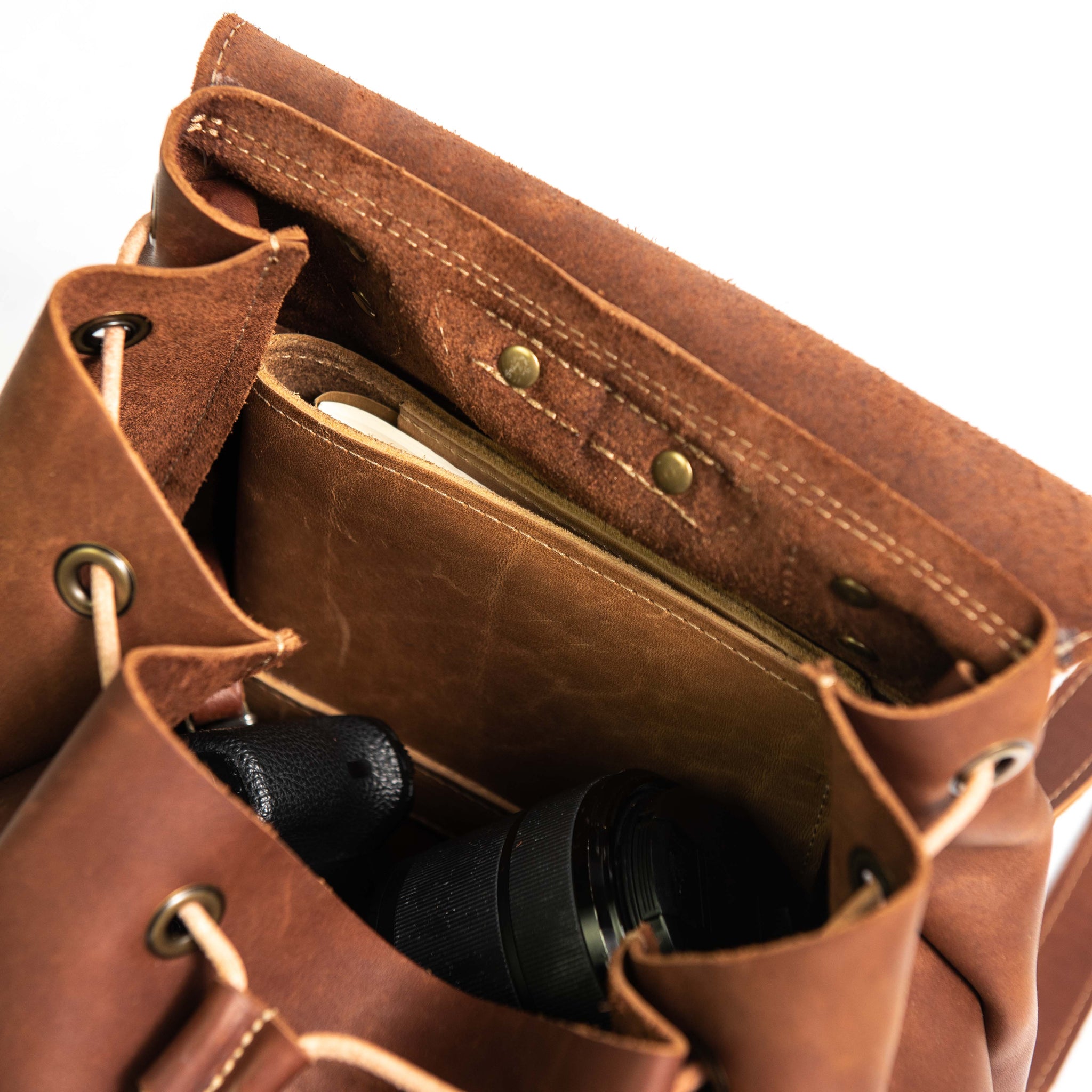 brown leather backpack purse women's The Emerson Womens Fine Leather Backpack Purse in Brown