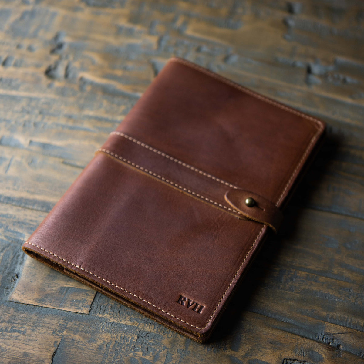 The Texas Inventor Personalized Fine Leather A5 Moleskine Journal Diary with Texas Logo