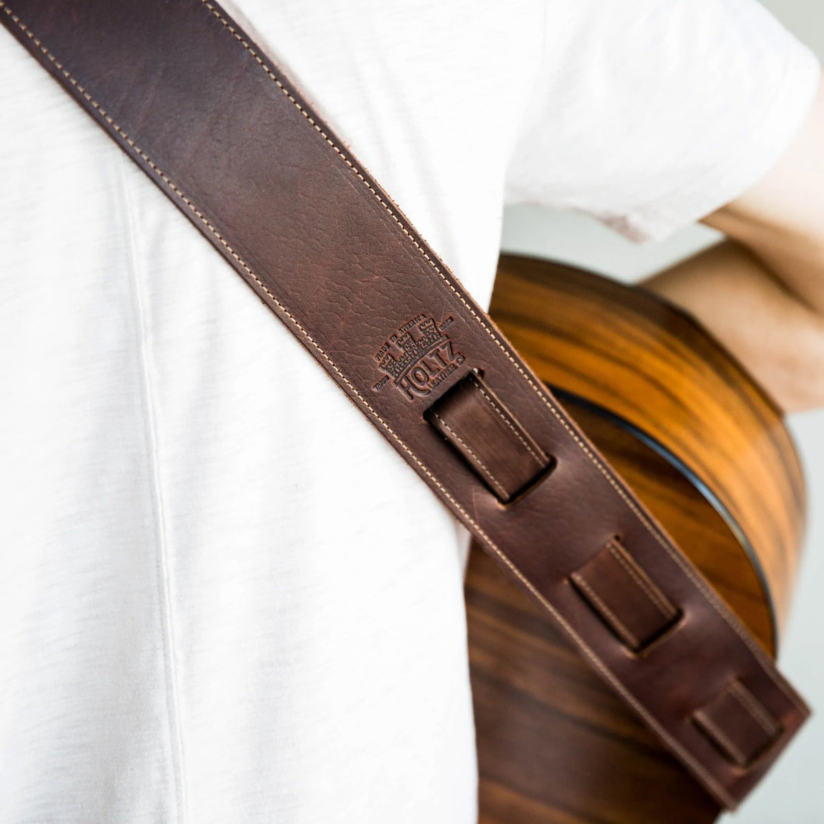 The Legend ~ Personalized Fine Leather Guitar Strap