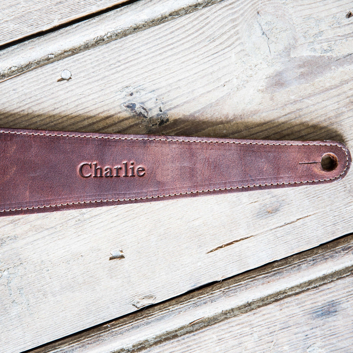 The Legend ~ Personalized Fine Leather Guitar Strap