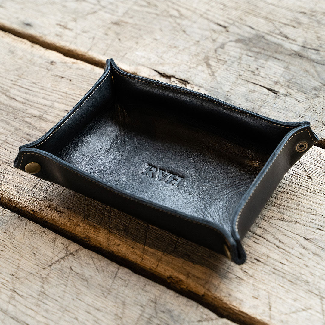 The Jetsetter - Personalized Full-Grain Leather Travel Caddy