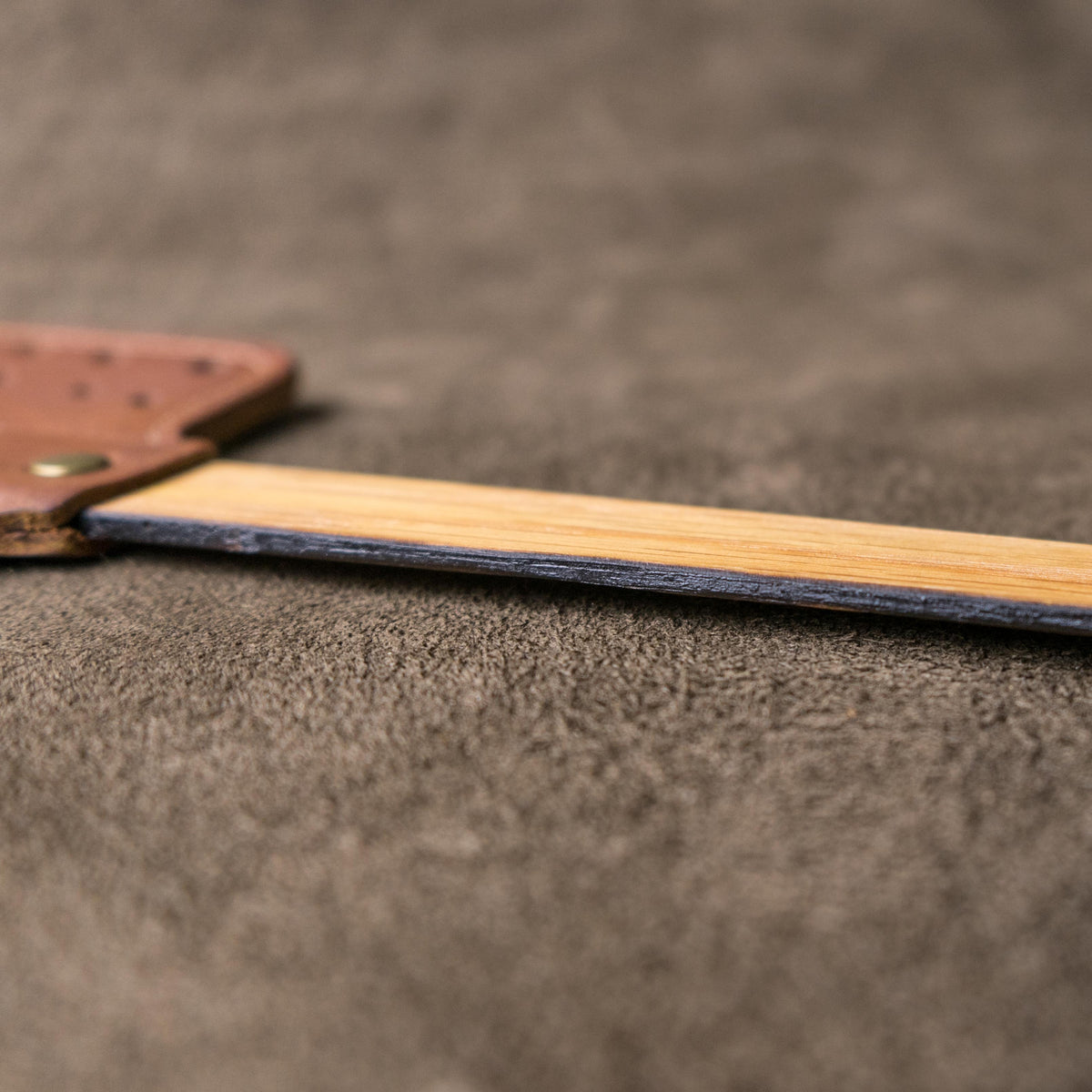The Leather Swatter Whiskey Barrel Handle Fly Swatter Unique Groomsmen Gift