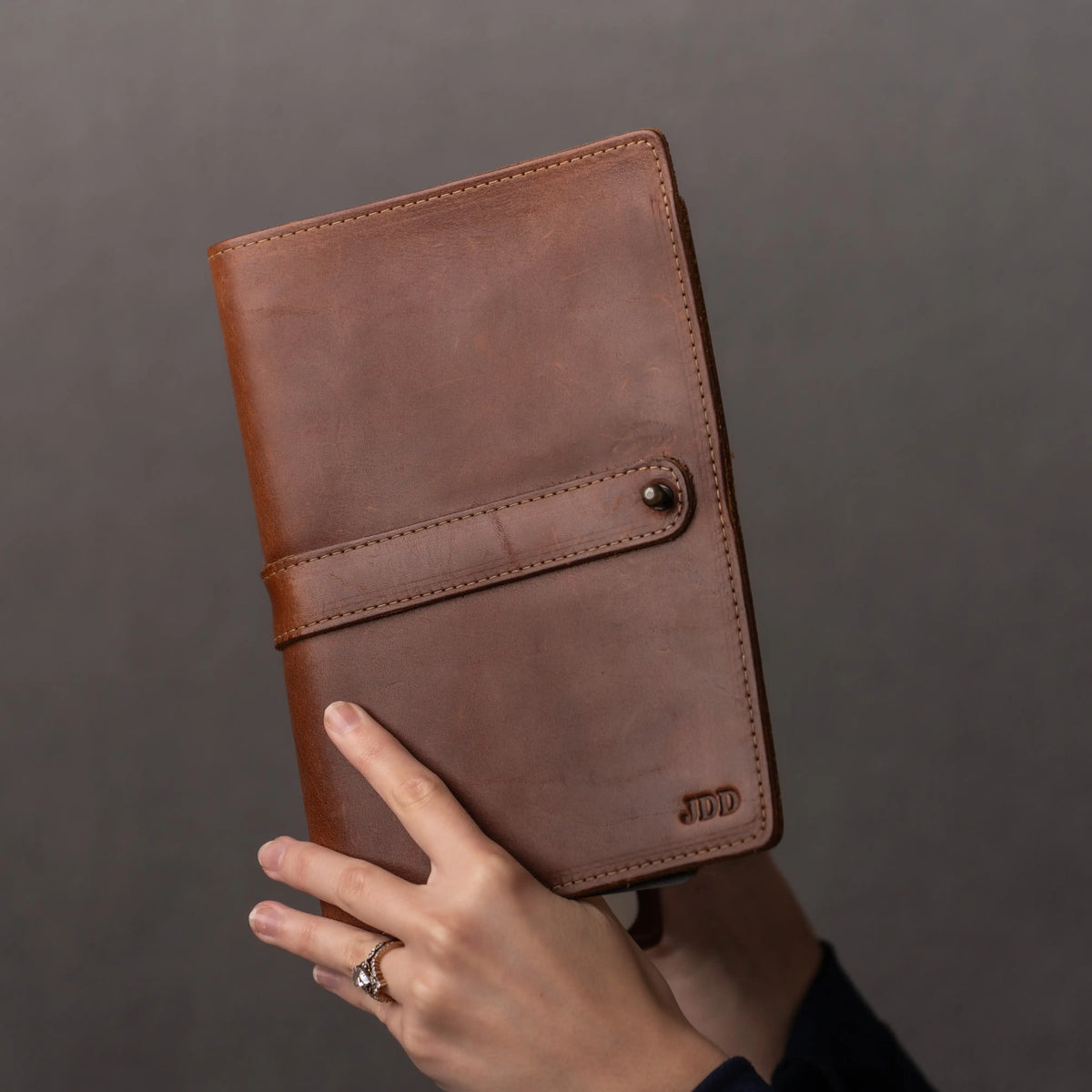 The Inventor Personalized Fine Leather A5 Moleskine Journal Diary - With Logo