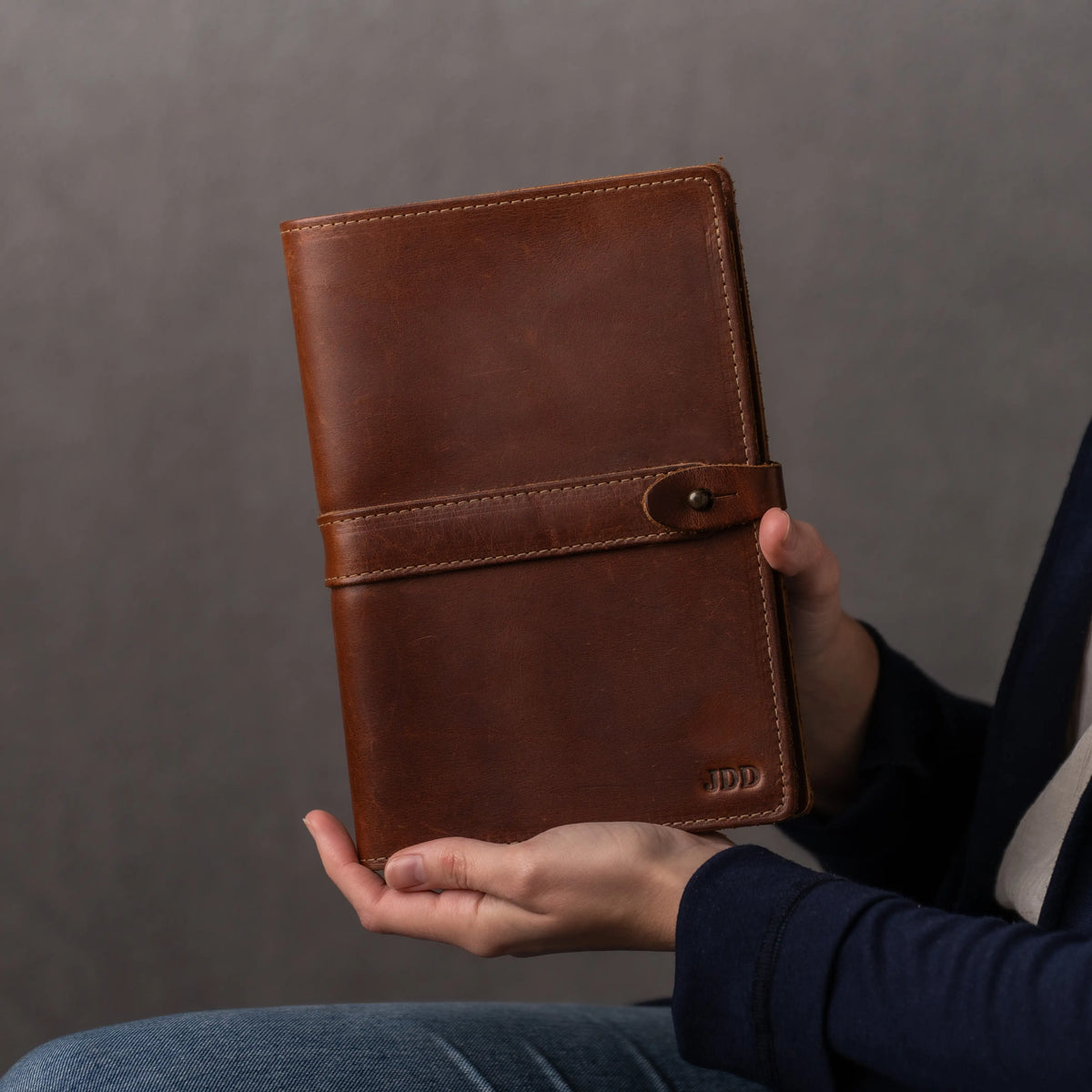 The Inventor Personalized Fine Leather A5 Moleskine Journal Diary - With Logo