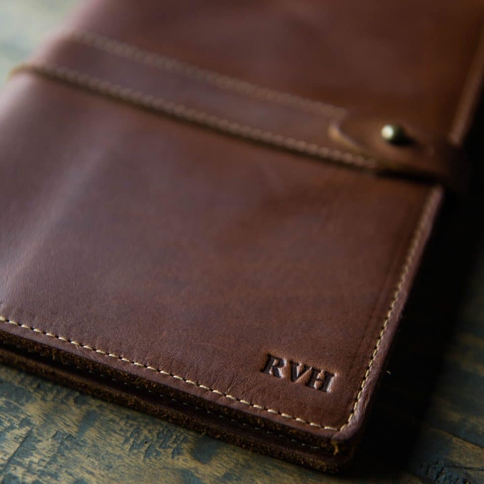 The Inventor Personalized Fine Leather A5 Moleskine Journal Diary - With Logo