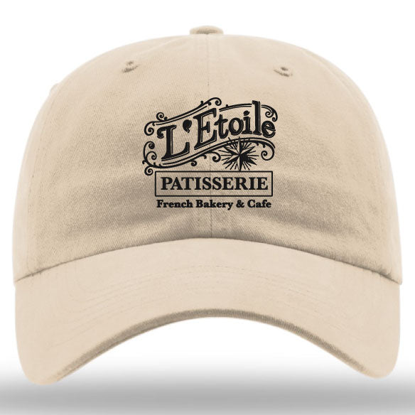 L&#39;Etoile Patisserie Wholesale- Vintage Ink™ Dad Hat - Richardson R55 Dad with YOUR LOGO