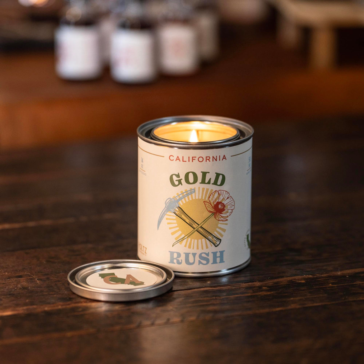 California – Gold Rush State Candle