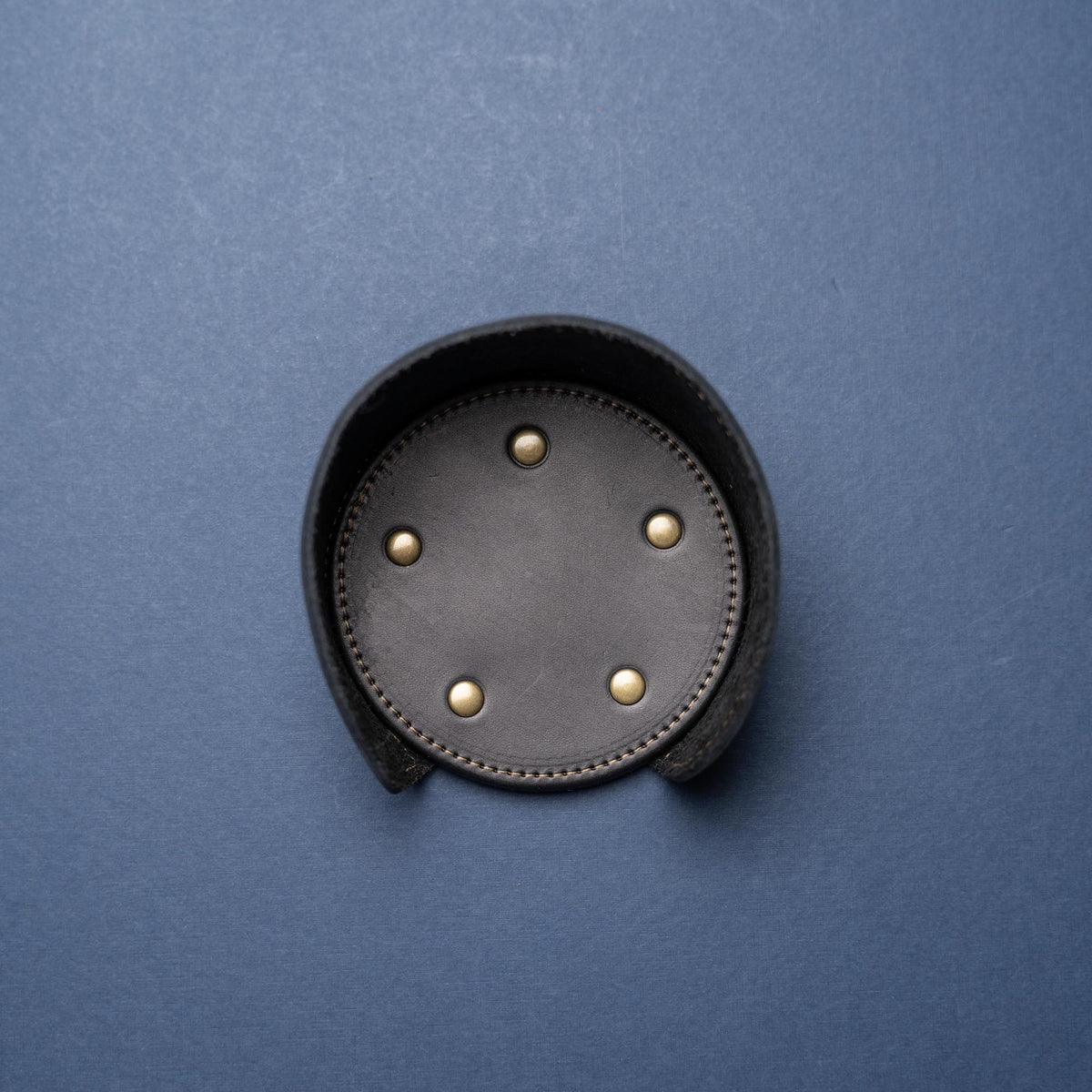 Coaster Holder – Fine Leather Holder in Round or Square