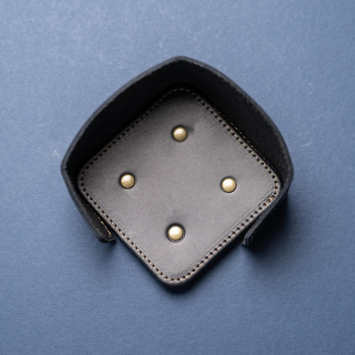 Coaster Holder – Fine Leather Holder in Round or Square