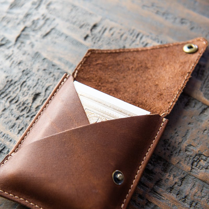 Fine Leather Playing Card Deck Sleeve