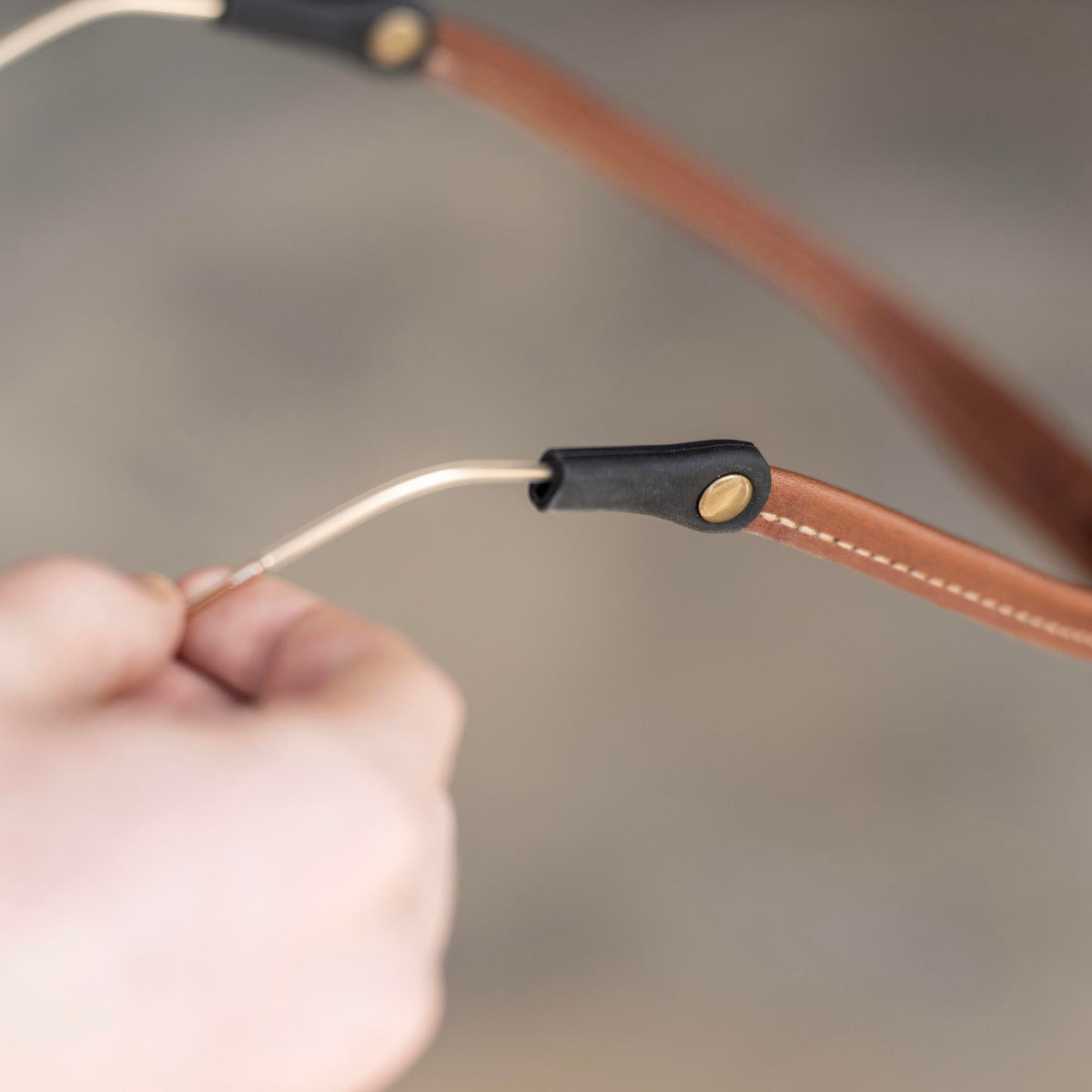 Personalized Fine Leather Sunglass Strap