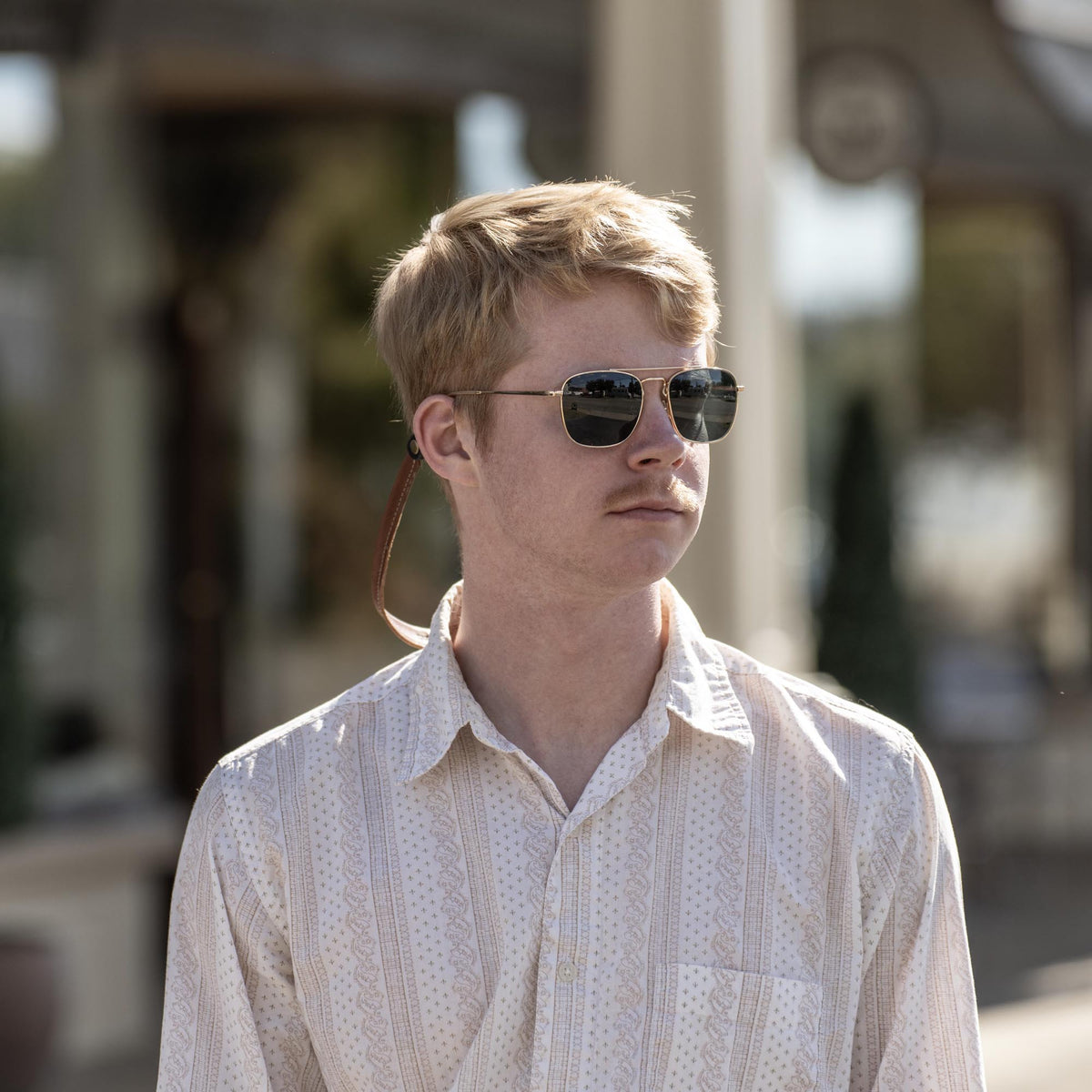 Personalized Fine Leather Sunglass Strap