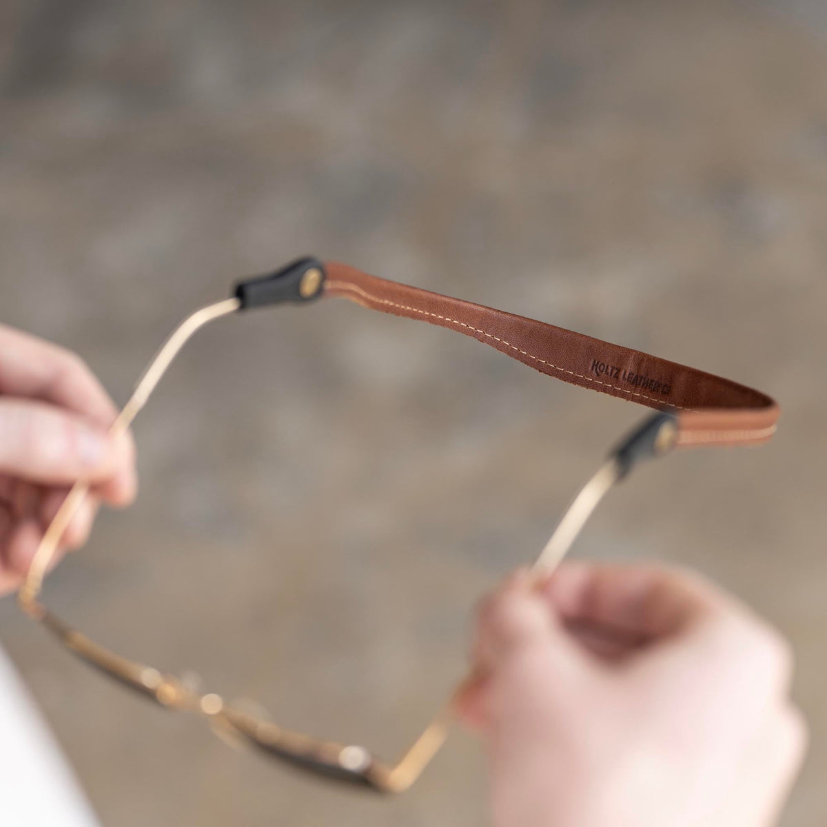 Personalized Fine Leather Sunglass Strap