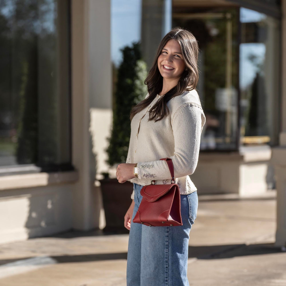 The Aly Fine Leather Women's Petite Purse