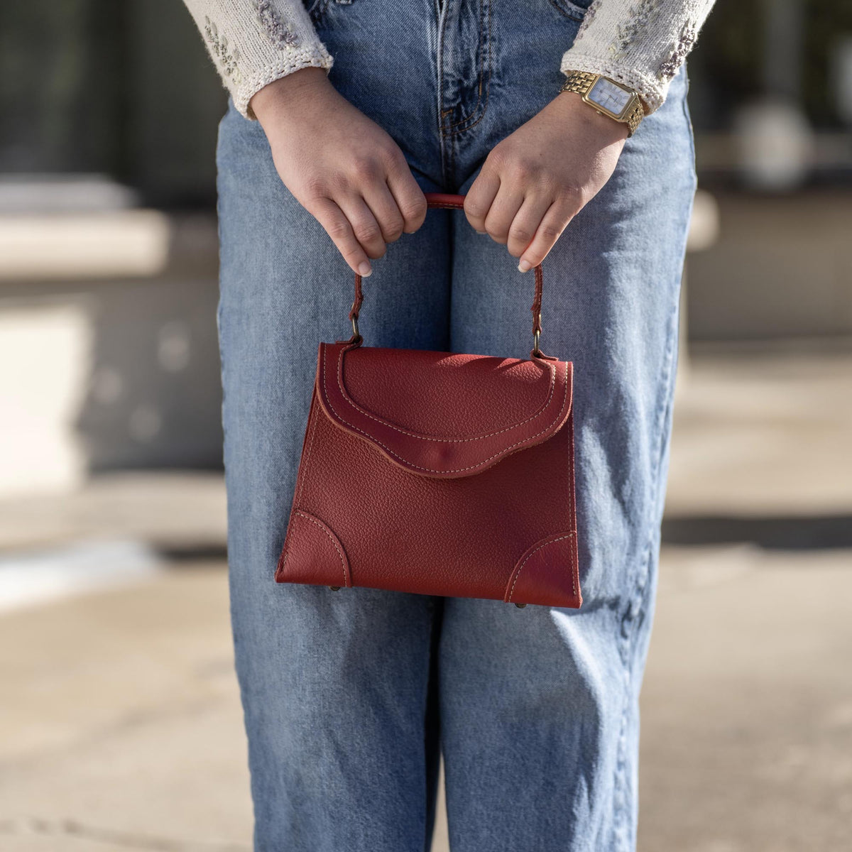 The Aly Fine Leather Women's Petite Purse