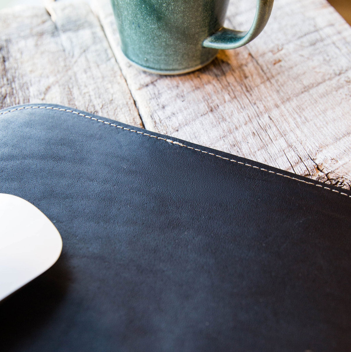 The Architect Personalized Fine Leather Mousepad Office Accessories