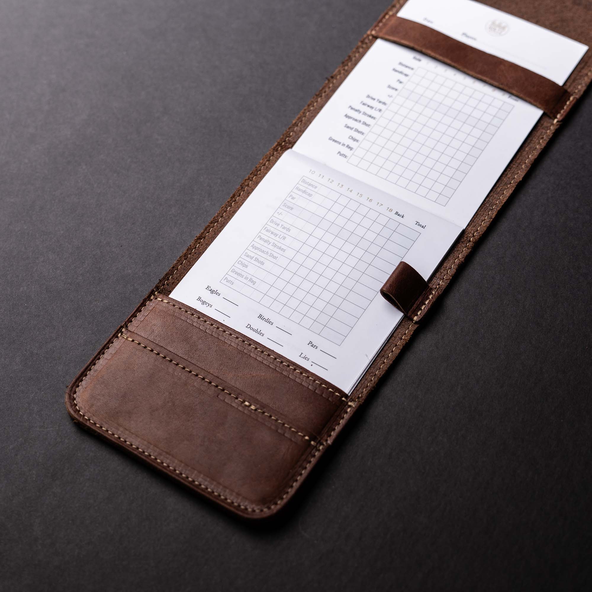 Porte-cartes de score en cuir Legend Porte-cartes de score en cuir Legend