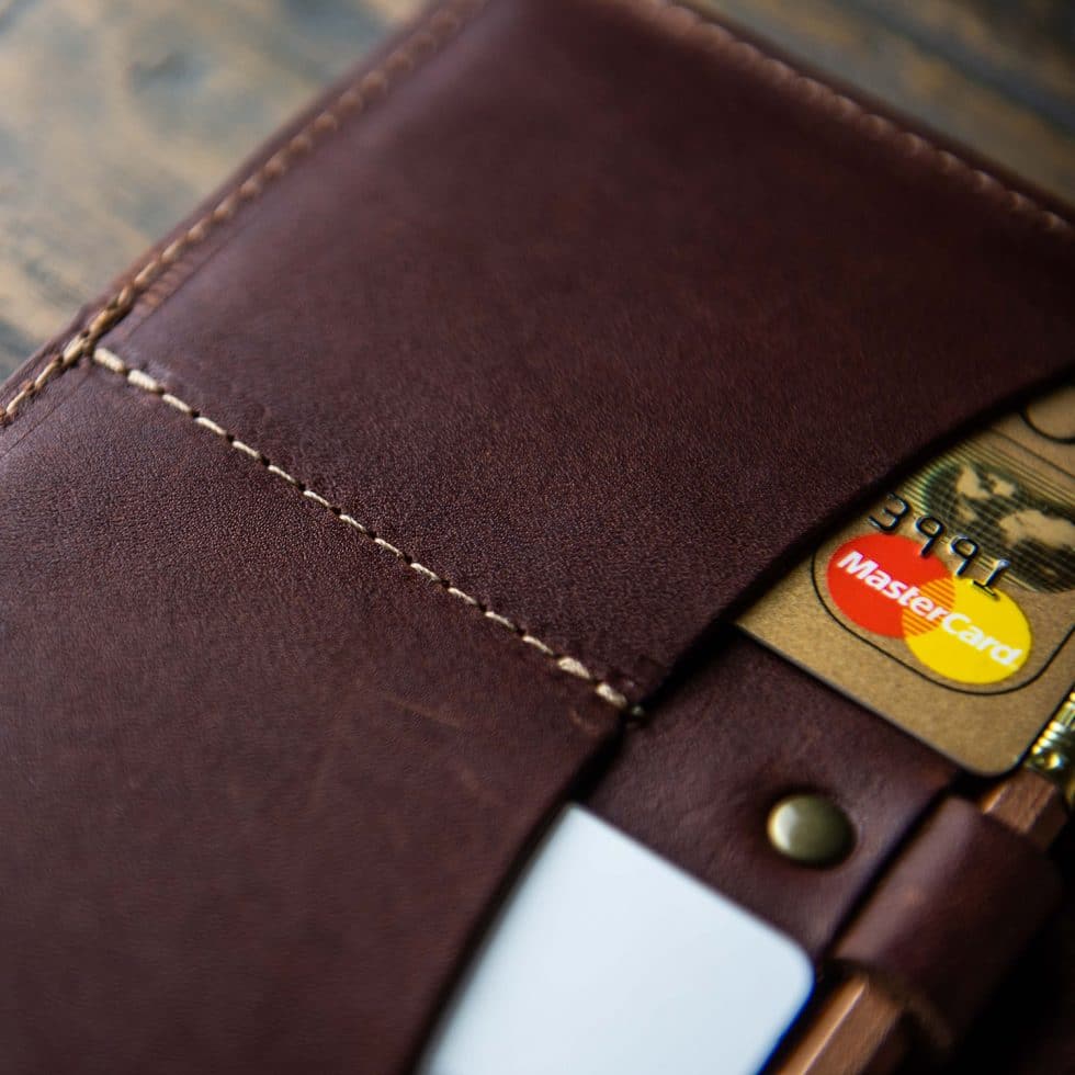 The Logbook Fine Leather Field Notes Wallet Pocketbook Cover
