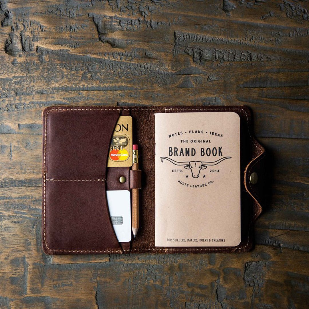 The Logbook Fine Leather Field Notes Wallet Pocketbook Cover