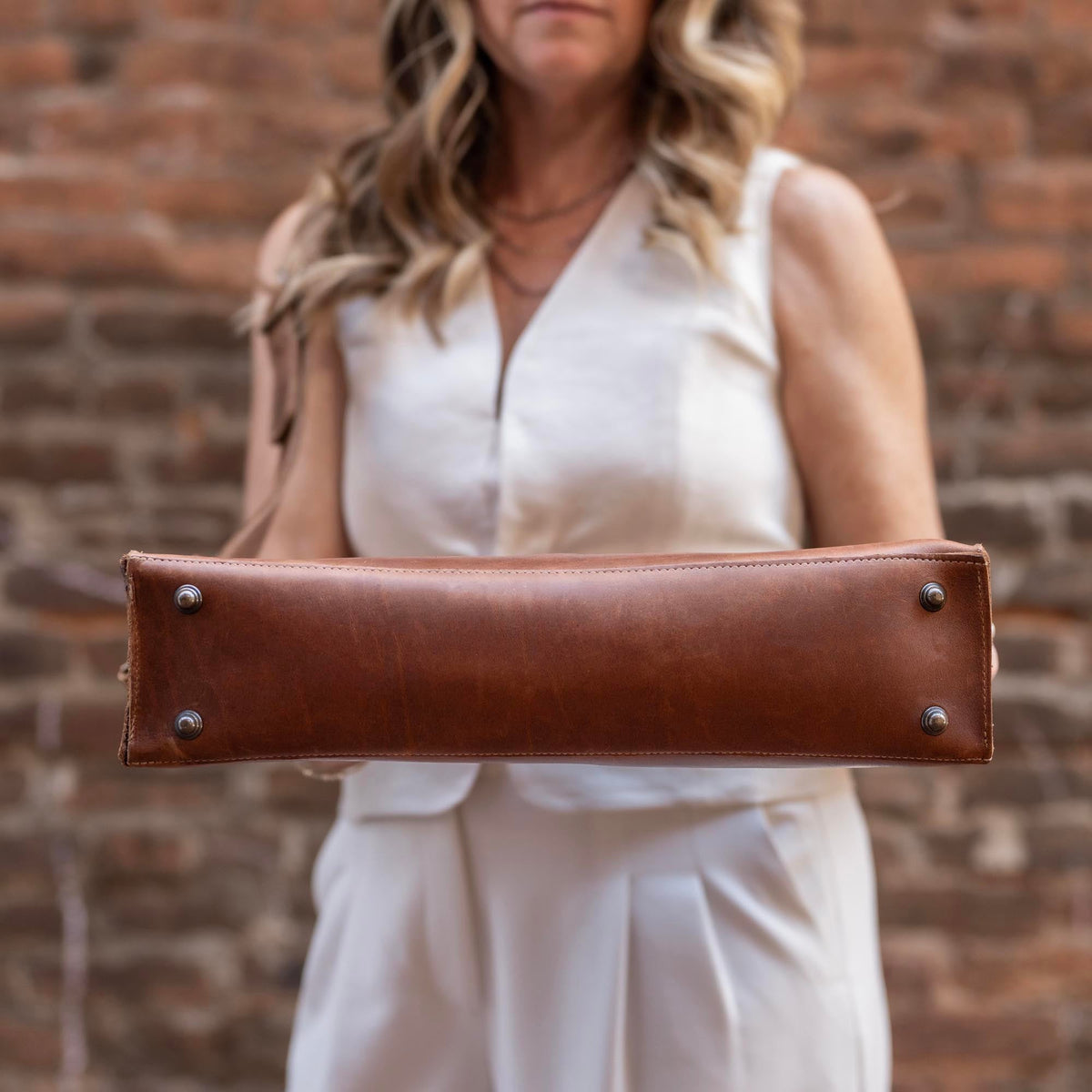The No. 101 Professional Uptown Bag Fine Leather Briefcase