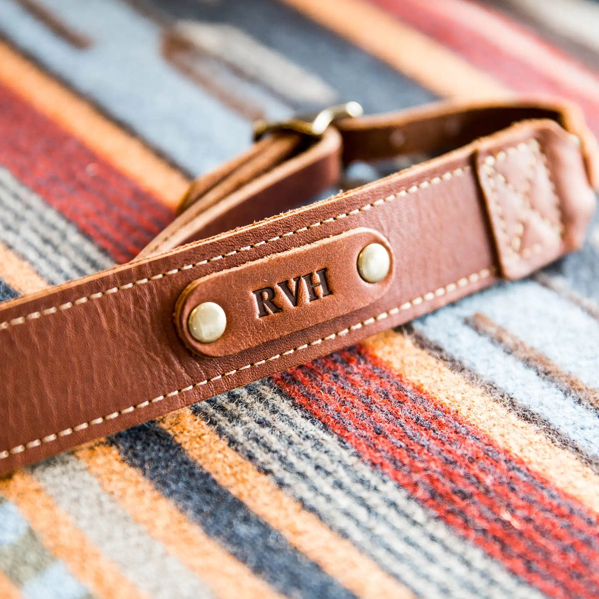 The Nomad Personalized Fine Leather Camera Strap