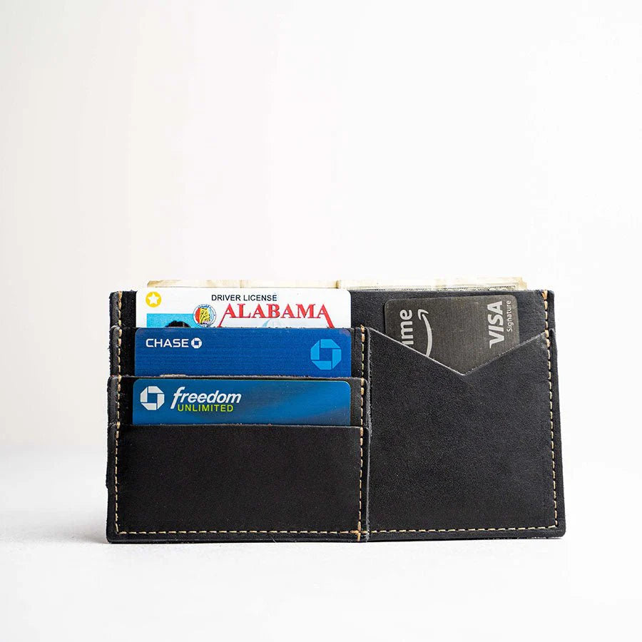 Fine leather insert wallet for purses and handbags, with personalization