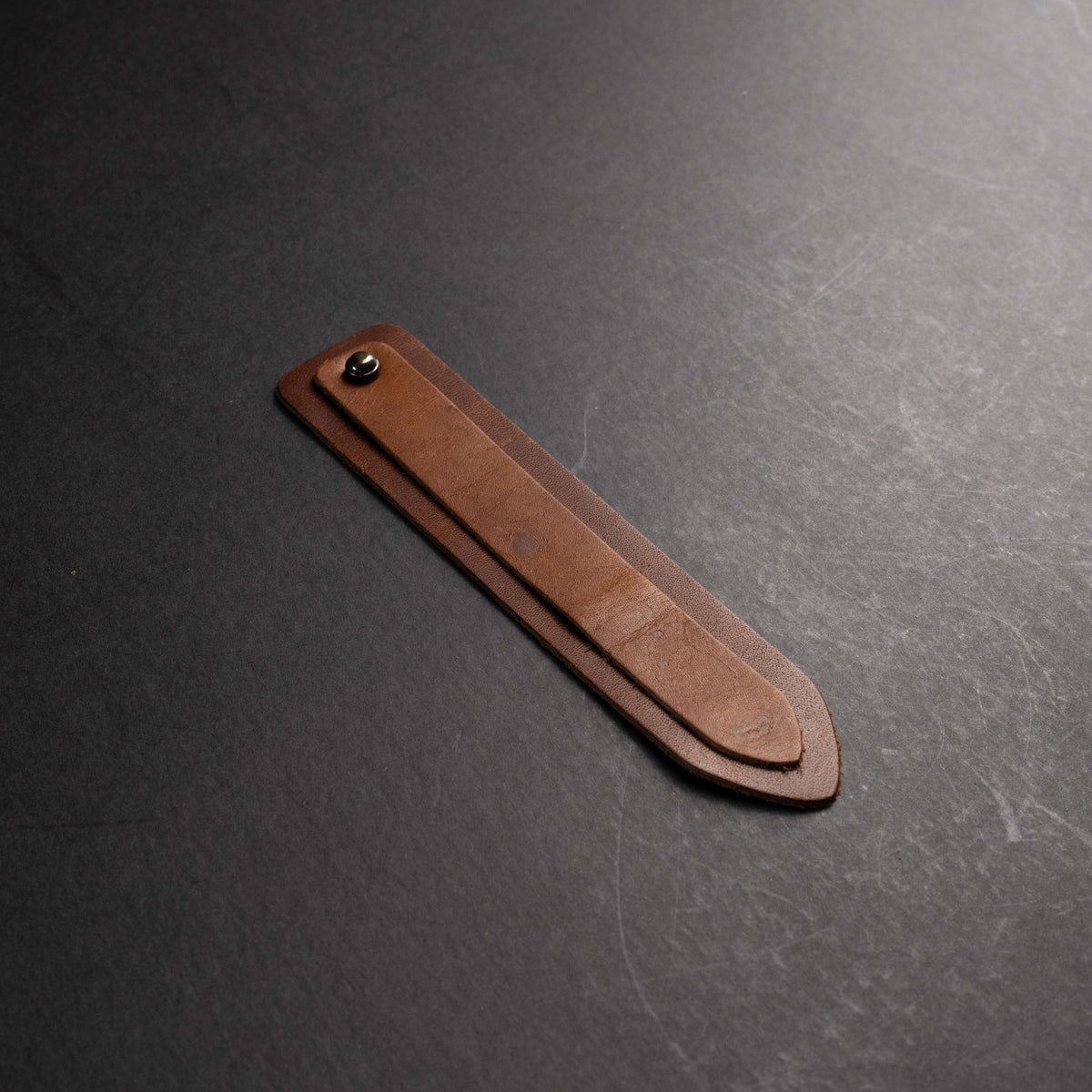 Personalized Fine Leather Double Bookmarks